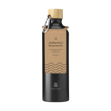 Logo trade mainostuote kuva: AluBamboo GRS Kierrätetty Alu 750 ml vesipullo